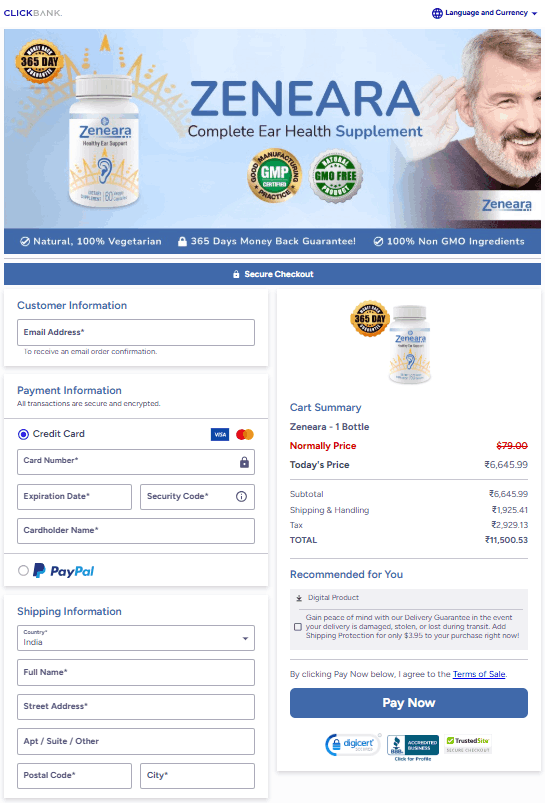 Zeneara-Secure-Checkout